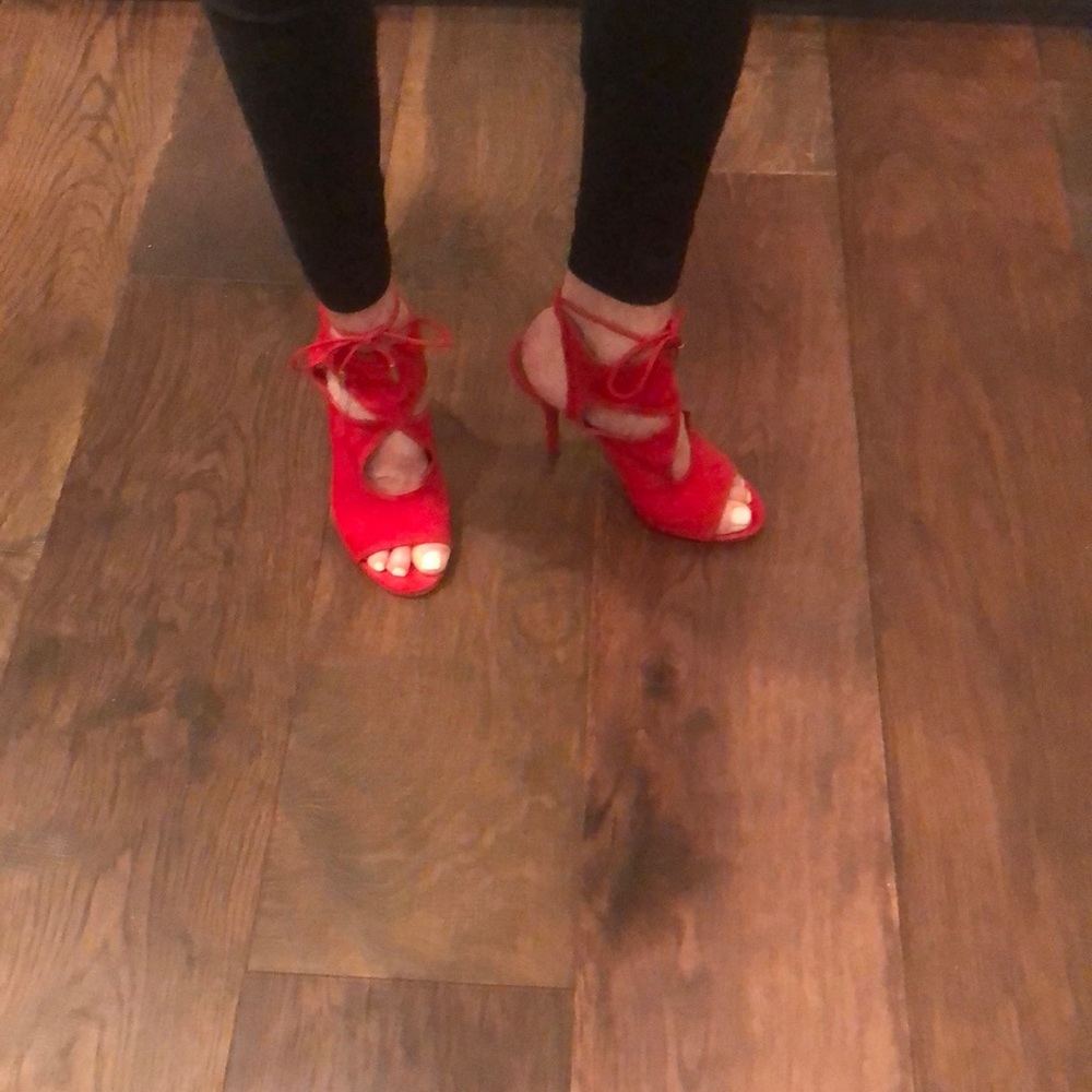 Aquazzura Firenze, sexy thing, lipstick, size 35